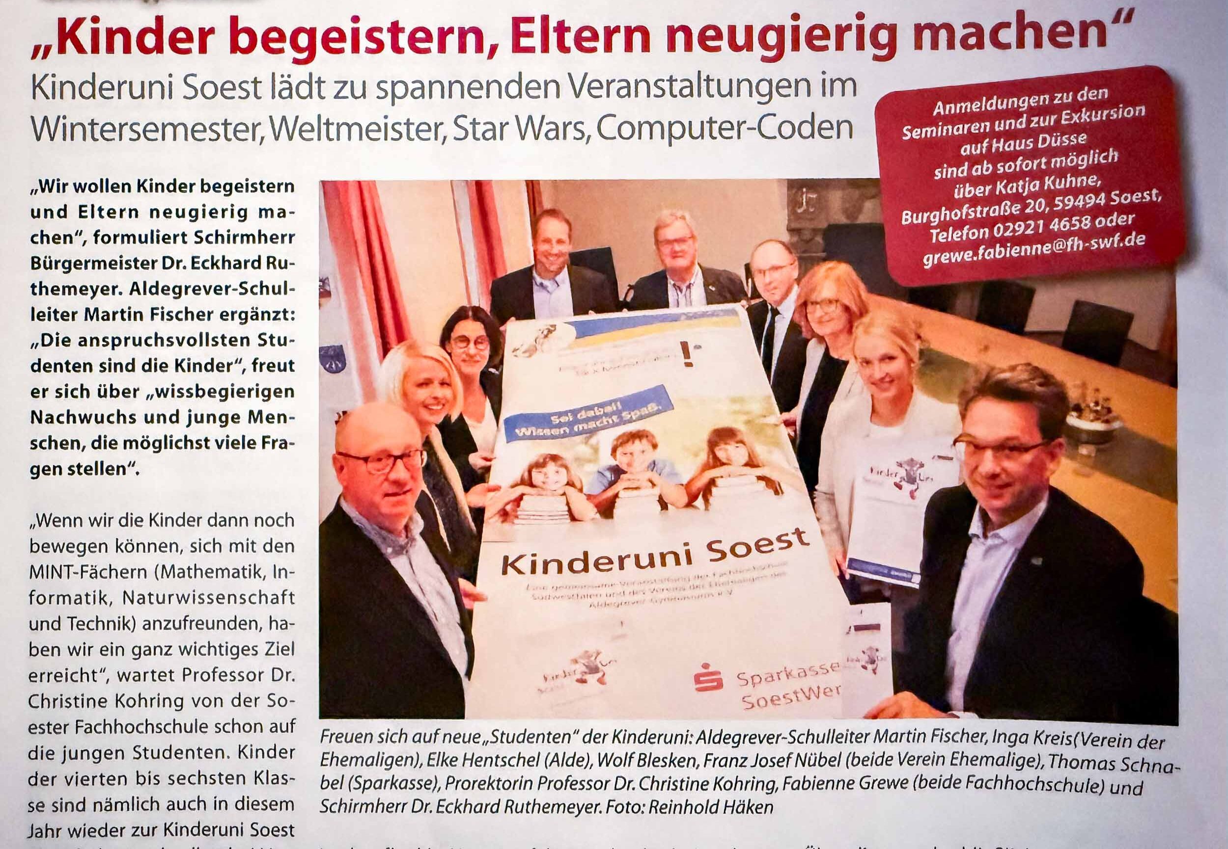 Quelle: Hallo Soest Magazin / FKW - Fachverlag für Kommunikation und Werbung GmbH